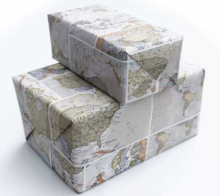 Map Wrapping - Feel Happy Hours